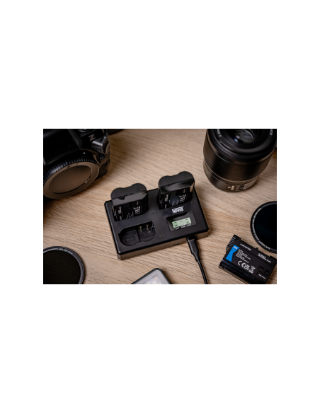 Ładowarka trójkanałowa Newell TT-USB-C do akumulatorów EN-EL15 do Nikon