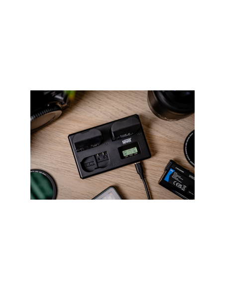 Ładowarka trójkanałowa Newell TT-USB-C do akumulatorów EN-EL15 do Nikon
