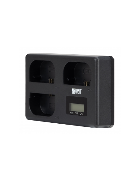 Ładowarka trójkanałowa Newell TT-USB-C do akumulatorów LP-E6 do Canon