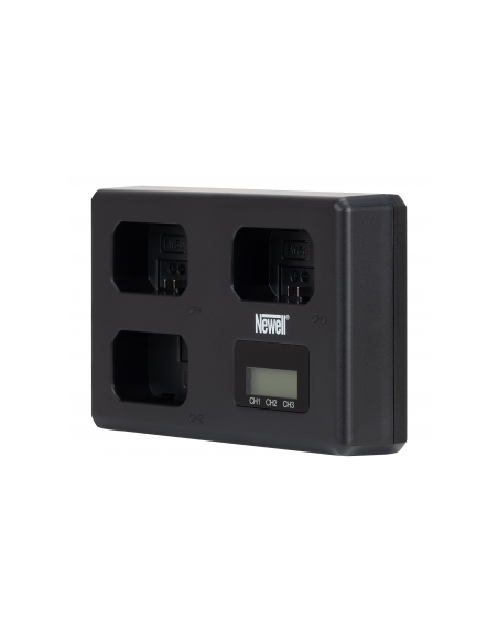 Ładowarka trójkanałowa Newell TT-USB-C do akumulatorów NP-FW50 do Sony