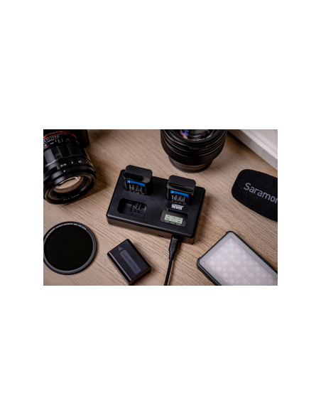 Ładowarka trójkanałowa Newell TT-USB-C do akumulatorów NP-FW50 do Sony