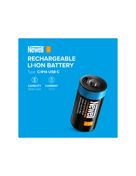Akumulator Newell C/R14 USB-C 4000 mAh 2 szt. blister