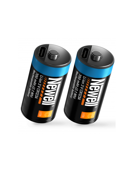 Akumulator Newell CR123A USB-C 700 mAh 2 szt. blister