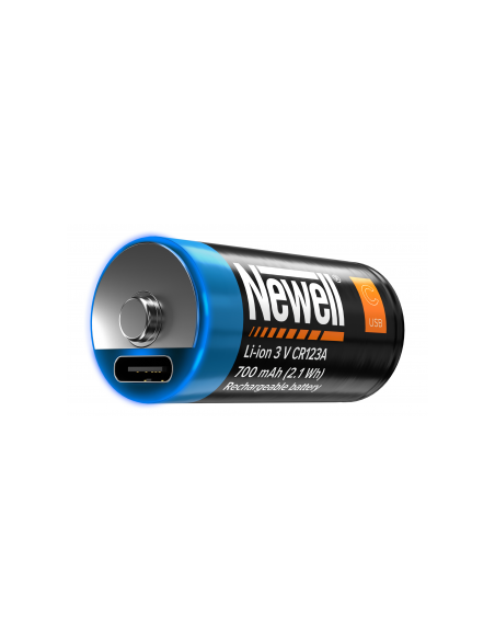 Akumulator Newell CR123A USB-C 700 mAh 2 szt. blister
