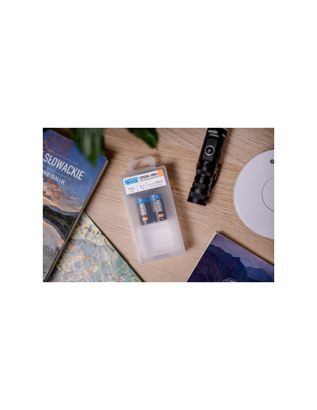 Akumulator Newell CR123A USB-C 700 mAh 2 szt. blister