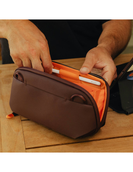 Wkład Travel Line Peak Design Tech Pouch Small Eclipse - fioletowy