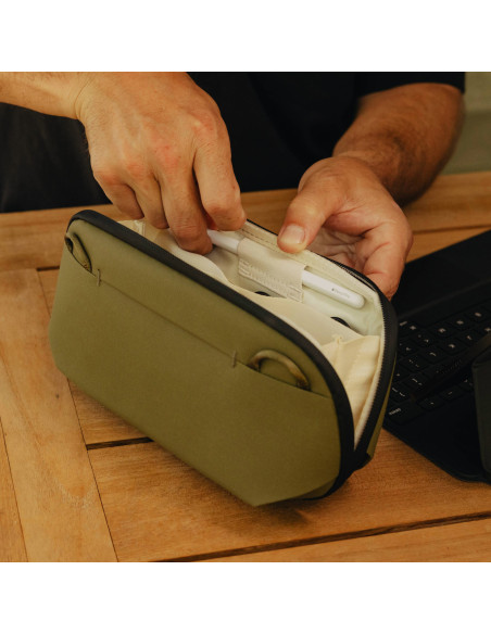 Wkład Travel Line Peak Design Tech Pouch Small Kelp - oliwkowy
