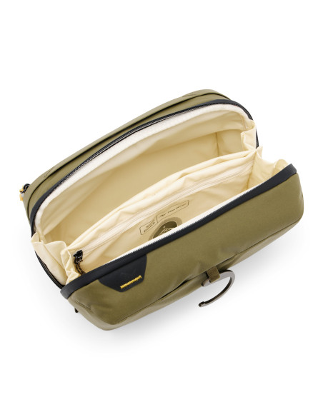 Kosmetyczka Travel Line Peak Design Wash Pouch Kelp - oliwkowa