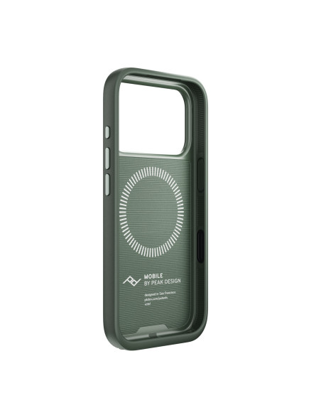 Peak Design Mobile Etui Everyday Case Fabric iPhone 17 Pro Sage  - szarozielony