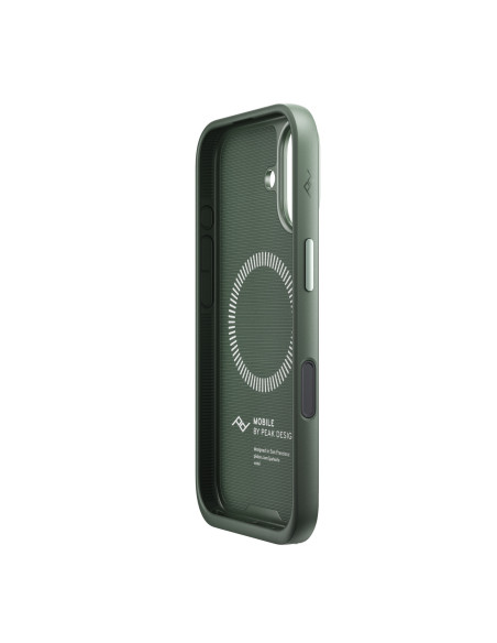 Peak Design Mobile Etui Everyday Case Fabric iPhone 17 Sage - szarozielony