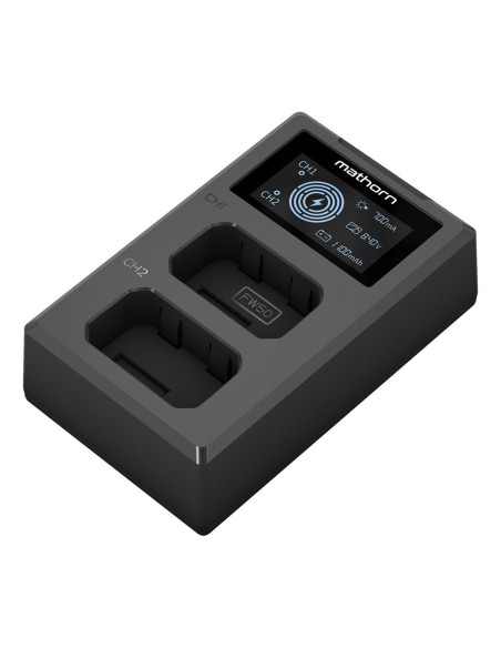 Ładowarka dwukanałowa Mathorn MBC-D125 USB-C do Sony NP-BX1
