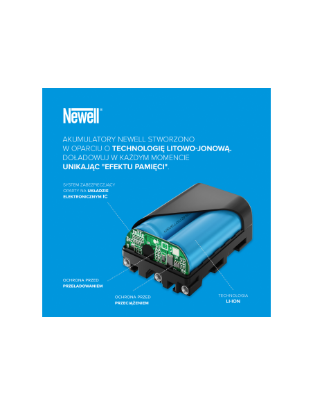 Akumulator Newell zamiennik BCX204 do DJI Osmo Action 3 / 4 / 5 Pro