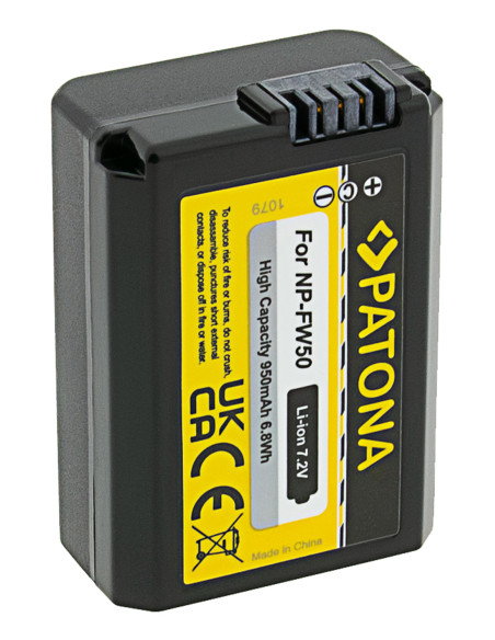 Akumulator PATONA NP-FW50 Sony NP-FW50 NEX.3 NEX.3C NEX.5 NEX.5A