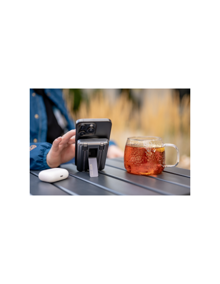 Power Bank Newell MS-10000 Pro MagSafe 10000 mAh Lightning, USB-C - szary