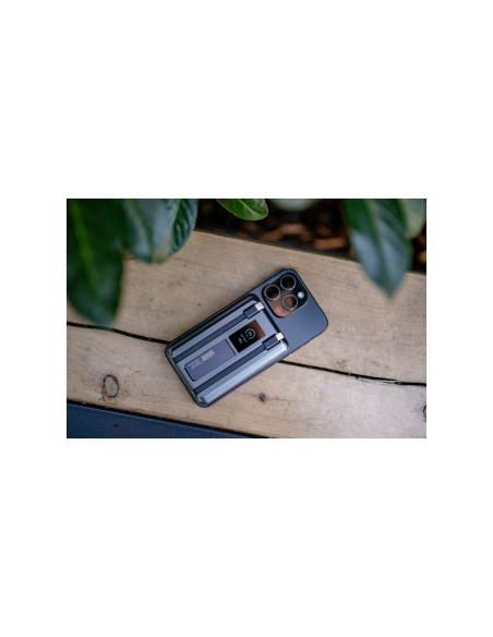 Power Bank Newell MS-10000 Pro MagSafe 10000 mAh Lightning, USB-C - szary