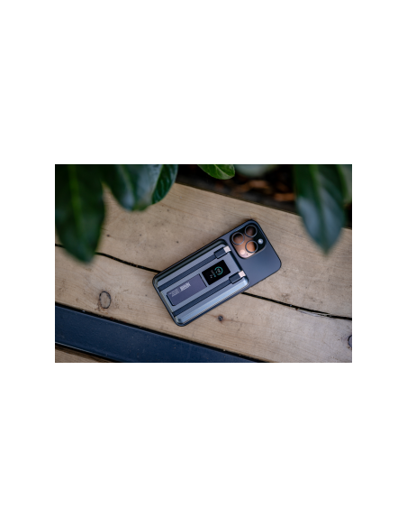 Power Bank Newell MS-10000 Pro MagSafe 10000 mAh 2x USB-C - szary