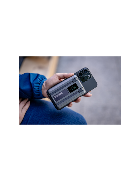 Power Bank Newell MS-10000 Pro MagSafe 10000 mAh 2x USB-C - szary