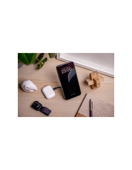 Power Bank Newell MS-10000 Pro MagSafe 10000 mAh 2x USB-C - szary