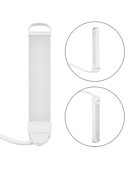 Lampa kosmetyczna LED MITOYA LUMERA 3000-6000K na statywie - biała