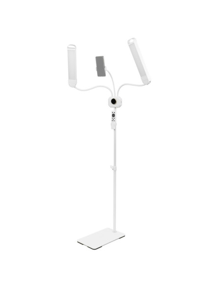 Lampa kosmetyczna LED MITOYA LUMERA 3000-6000K na statywie [biała]