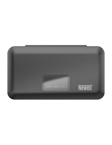 Ładowarka dwukanałowa Newell LCD-PB-SD z funkcją power banku i czytnikiem kart SD do akumulatorów EN-EL15
