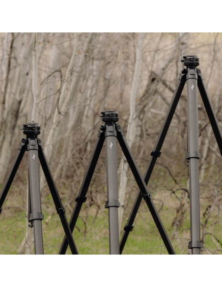 Statyw Peak Design Pro Tripod Tall Black - włókno węglowe, czarny