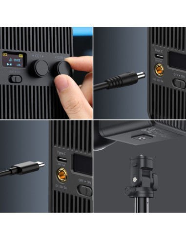 Lampa LED Ulanzi ML100Bi 2700-6500K