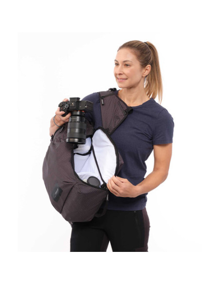 Shimoda Side Lite 22 Women's Starter Kit plecak czarno biała kratka