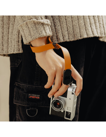 Pasek Na Nadgarstek Peak Design Cuff Leather Amber - bursztynowy