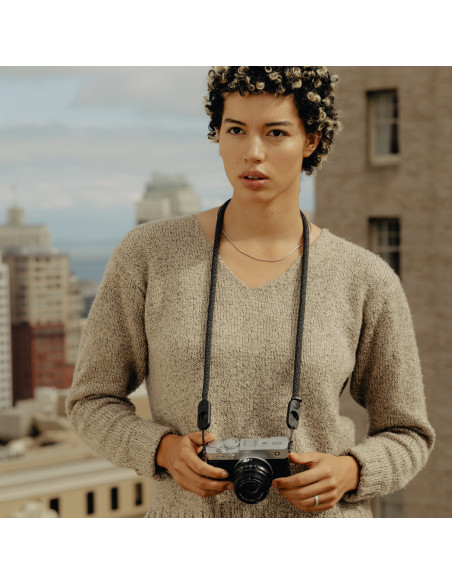 Pasek Peak Design Form Rope Camera Strap Short Black - czarny