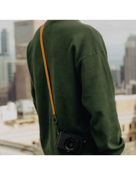 Pasek Peak Design Form Leather Camera Strap Long Amber - bursztynowy