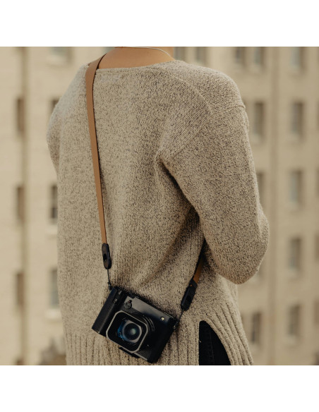 Pasek Peak Design Form Leather Camera Strap Standard Tan - brązowy