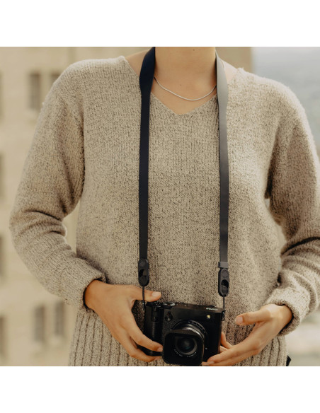 Pasek Peak Design Form Leather Camera Strap Standard Black - czarny