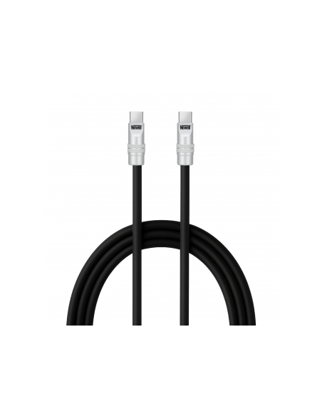 Kabel Newell USB-C - USB-C 100 W, 2 m, silikonowy, czarny