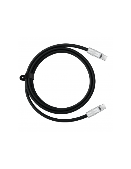 Kabel Newell USB-C - USB-C 100 W, 2 m, silikonowy, czarny