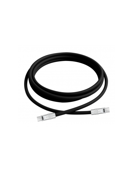 Kabel Newell USB-C - USB-C 100 W, 2 m, silikonowy, czarny