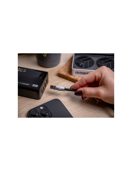 Kabel Newell USB-C - USB-C 100 W, 2 m, silikonowy, czarny