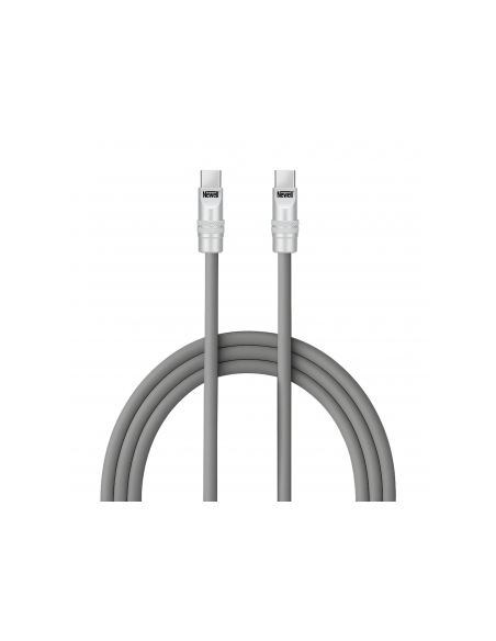 Kabel Newell USB-C - USB-C 100 W, 2 m, silikonowy, szary