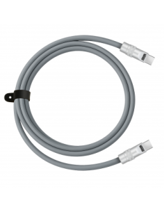 Kabel Newell USB-C - USB-C 100 W, 2 m, silikonowy, szary 2