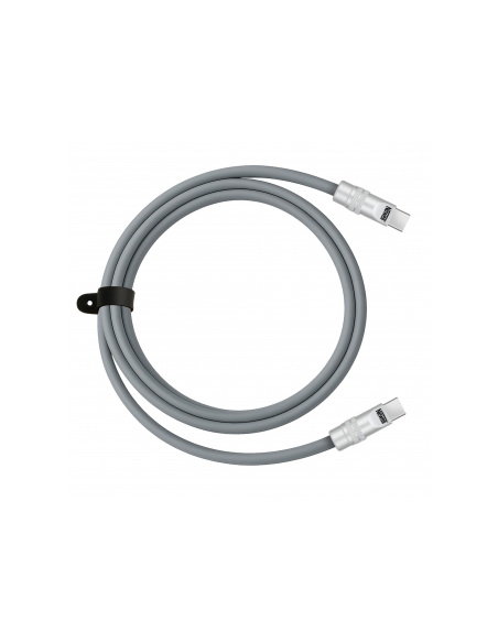 Kabel Newell USB-C - USB-C 100 W, 2 m, silikonowy, szary