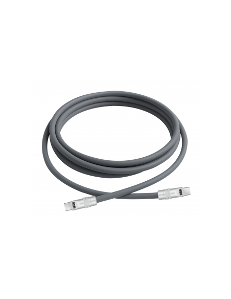 Kabel Newell USB-C - USB-C 100 W, 2 m, silikonowy, szary