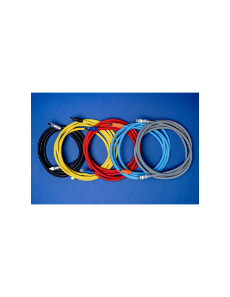 Kabel Newell USB-C - USB-C 100 W, 2 m, silikonowy, czerwono-granatowy