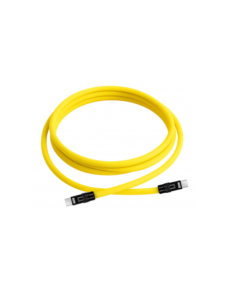 Kabel Newell USB-C - USB-C 100 W, 2 m, silikonowy, żółto-czarny