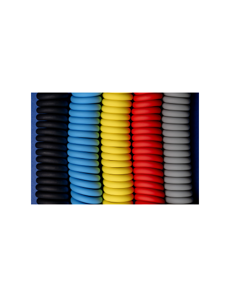 Kabel Newell USB-C - USB-C 100 W, 1,5 m, silikonowy, spiralny, szary