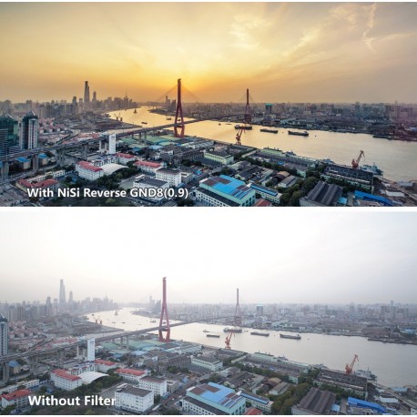 Filtr szary połówkowy NISI Reverse GND8 (0.9) 70x100mm