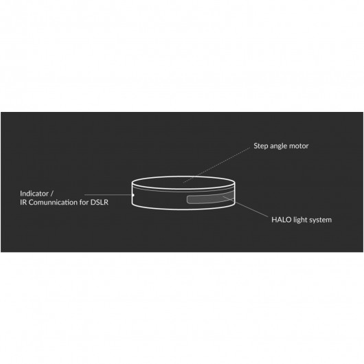 ORANGE MONKIE FOLDIO 360 Podstawka Obrotowa 25x25x4,5cm