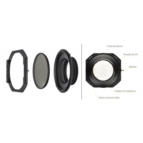 Uchwyt filtrowy 150mm NiSi S5 kit