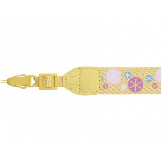 Pasek Fujifilm Instax Mini - Yellow Design Starlets