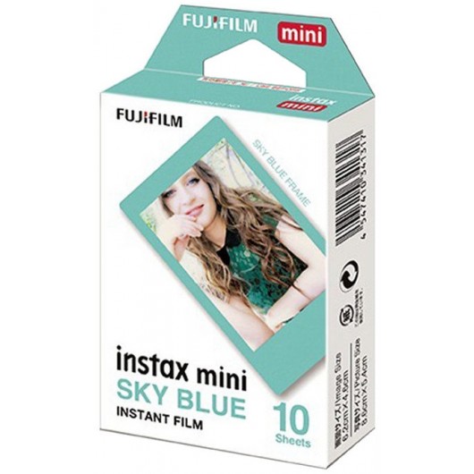 Wkład Fujifilm Instax Mini BLUE FRAME (SKY BLUE) 10/PK na 10 zdjęć