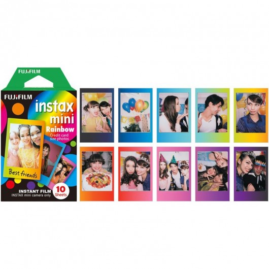 Wkład Fujifilm Instax Mini RAINBOW 10/PK na 10 zdjęć